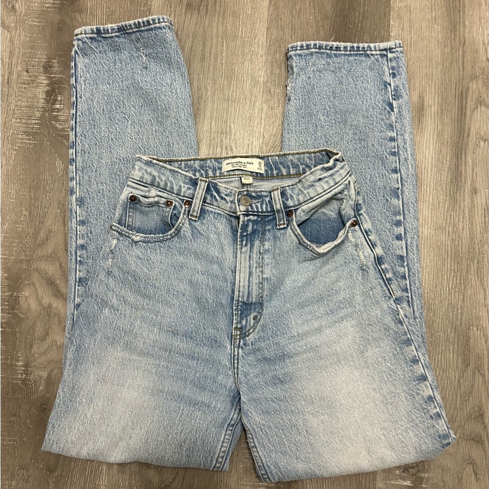 Abercrombie curve love 90s straight jeans